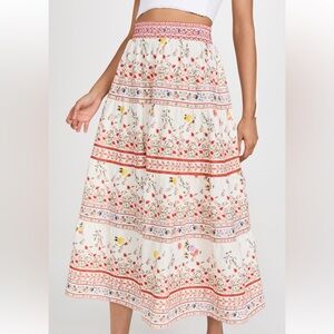 alice + olivia Melony Shirred Skirt